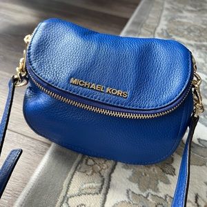 BRAND NEW NEVER USED Royal Marine Blue Michael Kors Purse- With dust cover